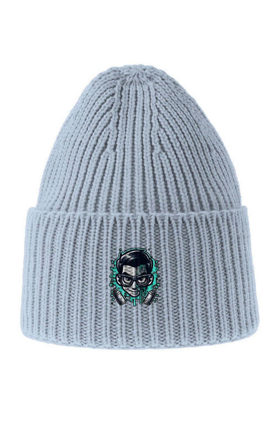 RG logo Chunky Rib Knit Beanie