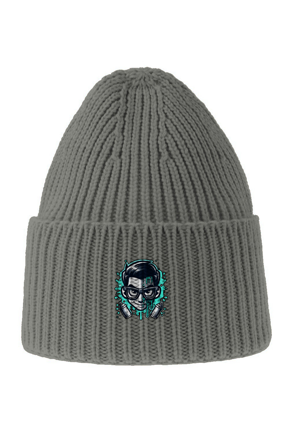 RG logo Chunky Rib Knit Beanie